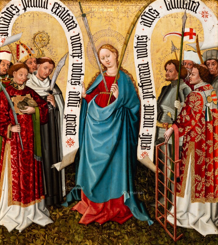 Hl. Maria mit den Märtyrern von Meister des Albrechtsaltars