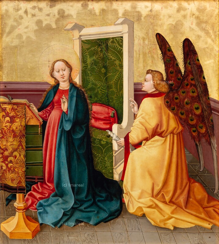 Verkündigung an Maria von Meister des Albrechtsaltars