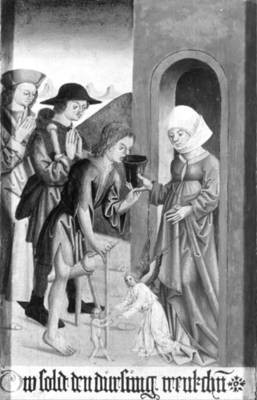 Werke der Barmherzigkeit von Meister S. H. von 1485