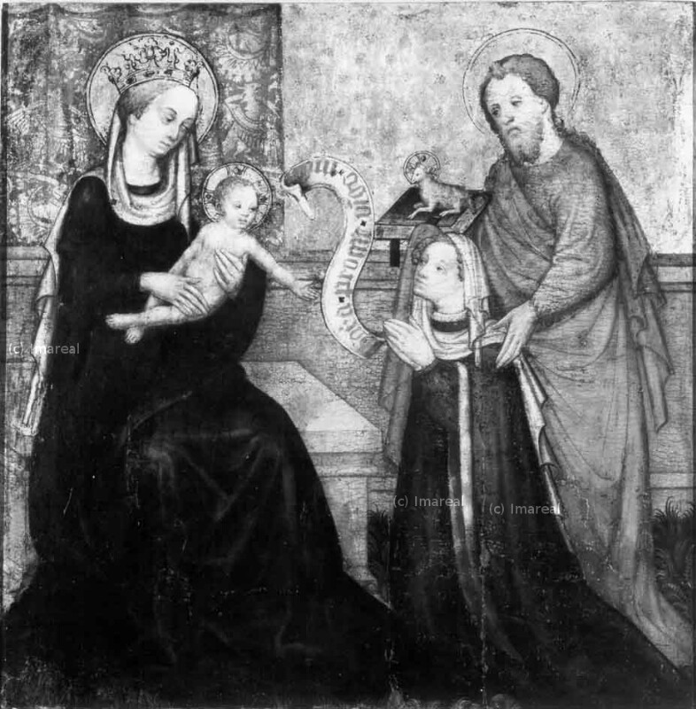 Hl. Maria mit Kind von Meister der Darbringungen