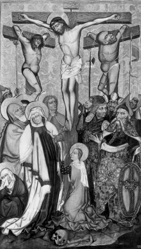 Kreuzigung Christi von Meister des Bad Ausseer Friedrich-Altars