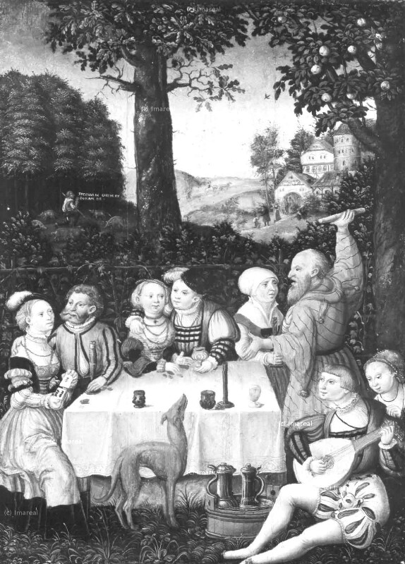 Festmahl von Cranach-Umkreis