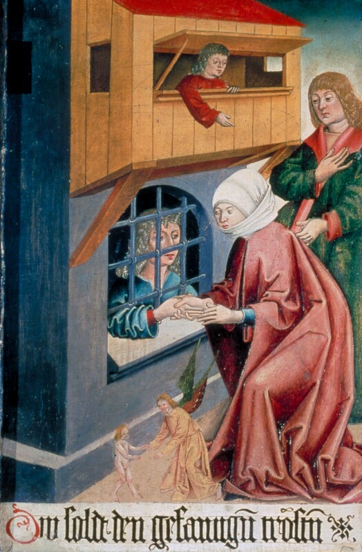 Werke der Barmherzigkeit von Meister S. H. von 1485