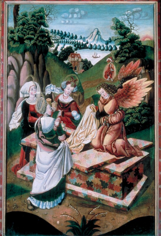 Drei Marien am Grab Christi