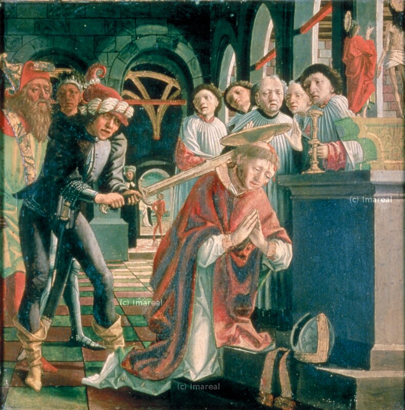 Ermordung des Hl. Thomas Becket von Pacher Michael