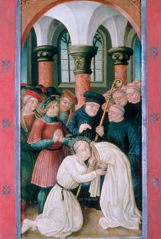 Aufnahme des Hl. Bernhard ins Kloster