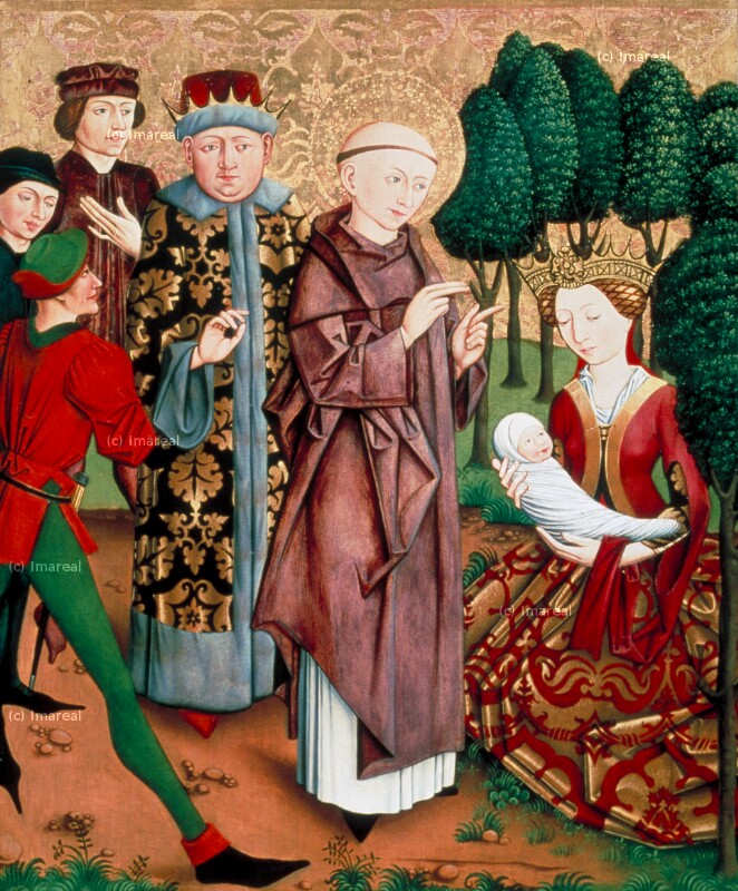 Hl. Leonhard als Geburtshelfer bei Königin Chlothilde