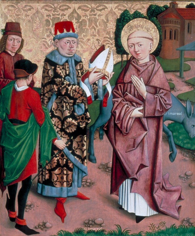 Ausschlagung der Bischofswürde durch den Hl. Leonhard von 