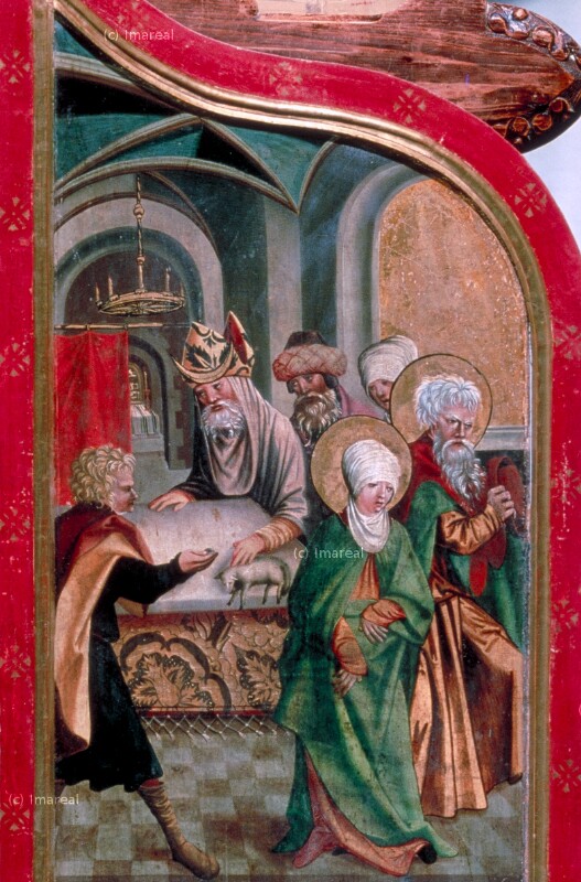 Zurückweisung des Opfers Joachims von Melchior von St. Paul