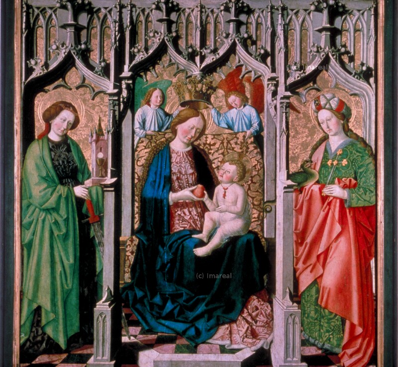 Hl. Maria mit Kind von Meister von Uttenheim