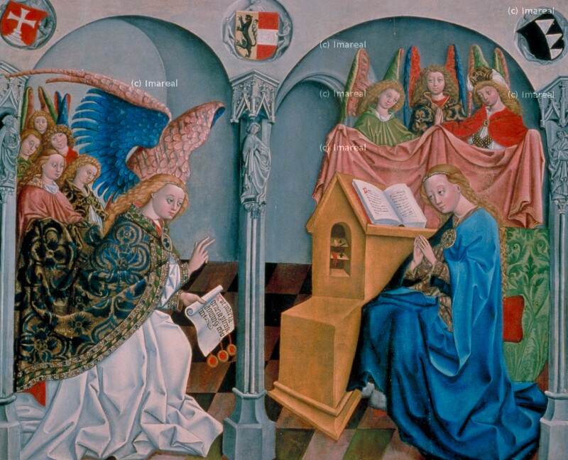 Verkündigung an Maria von Meister von St. Leonhard bei Tamsweg