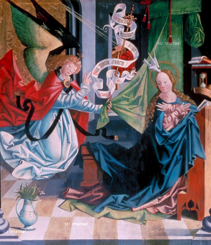 Verkündigung an Maria von Meister von Mariapfarr