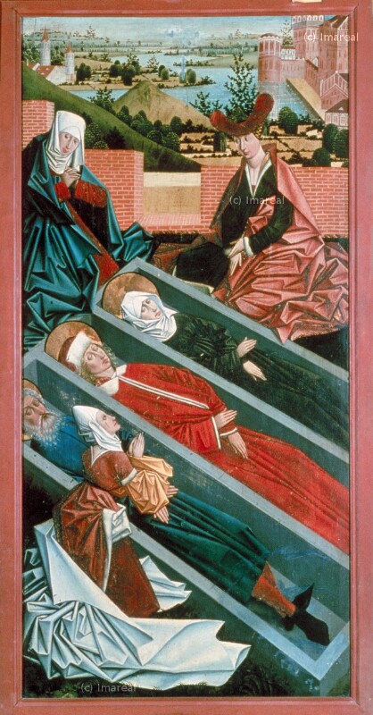 Bestattung des Hl. Vitus, Hl. Modestus und der Hl. Krescentia
