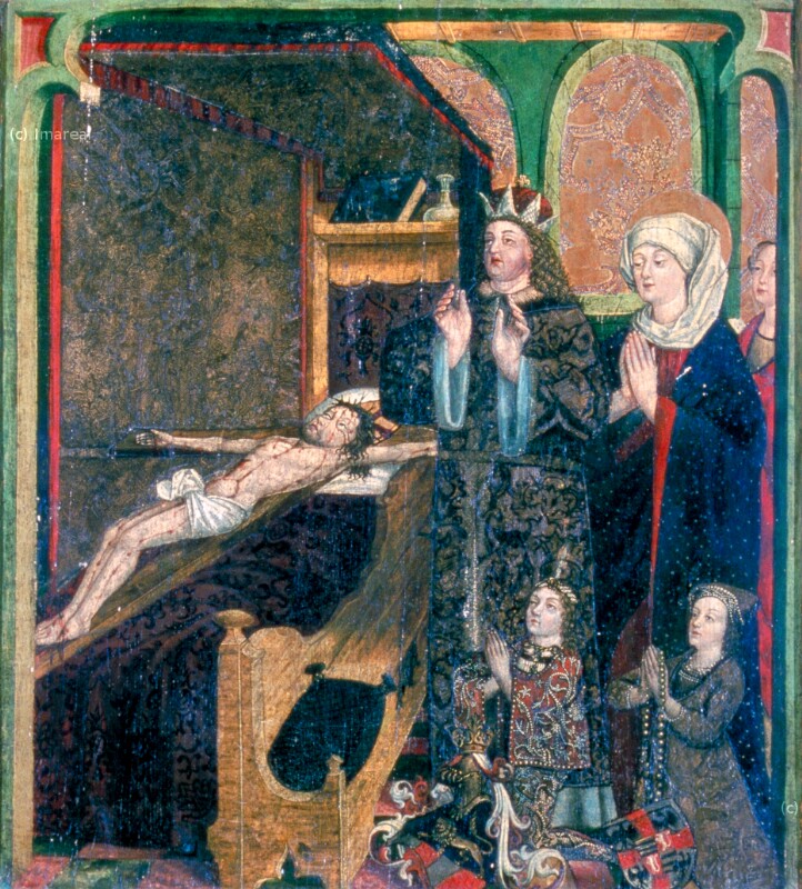 Kreuzwunder der Hl. Elisabeth von Thüringen von Simon von Taisten