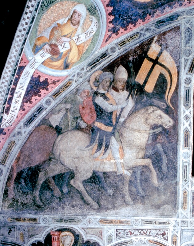 Hl. Kreuzritter mit Bischof von Leonhard von Brixen