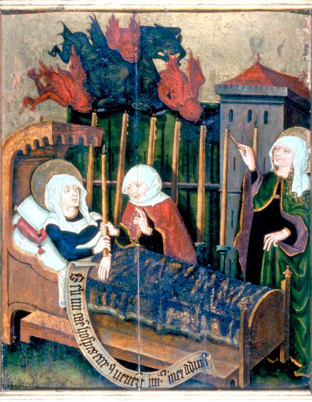 Tod der Hl. Martha von Leonhard von Brixen