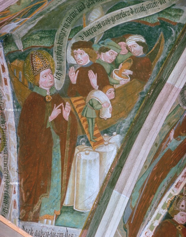 Getreidewunder des Hl. Nikolaus von Leonhard von Brixen-Umkreis