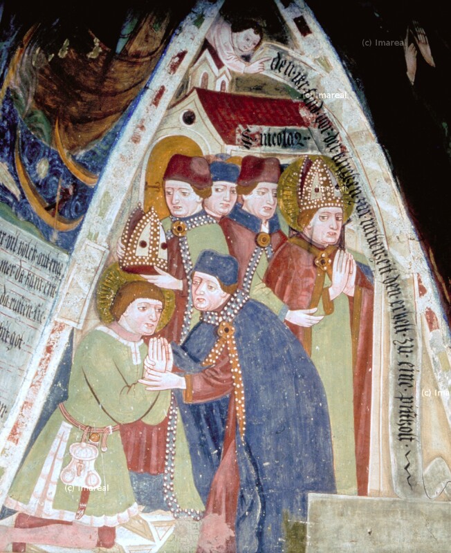 Bischofsweihe des Hl. Nikolaus von Leonhard von Brixen-Umkreis
