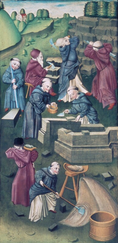 Klostergründung durch den Hl. Leonhard von Meister von St. Leonhard bei Tamsweg