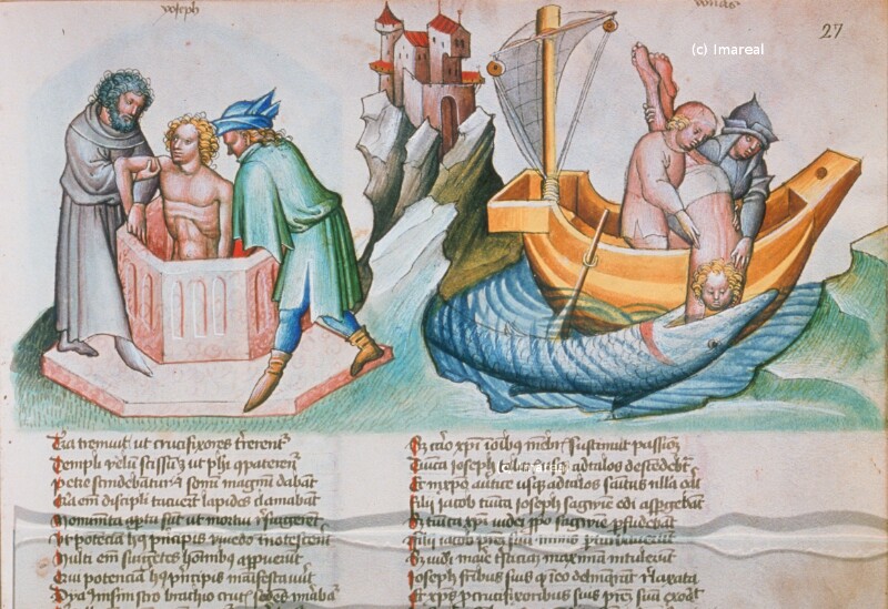Jona wird ins Meer geworfen