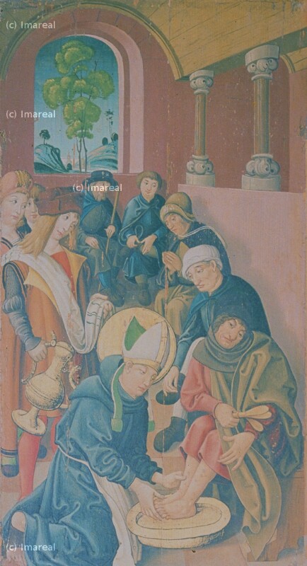 Krankenpflege durch den Hl. Ludwig von Toulouse von Mülholzer Jakob