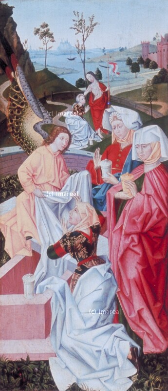 Drei Marien am Grab Christi