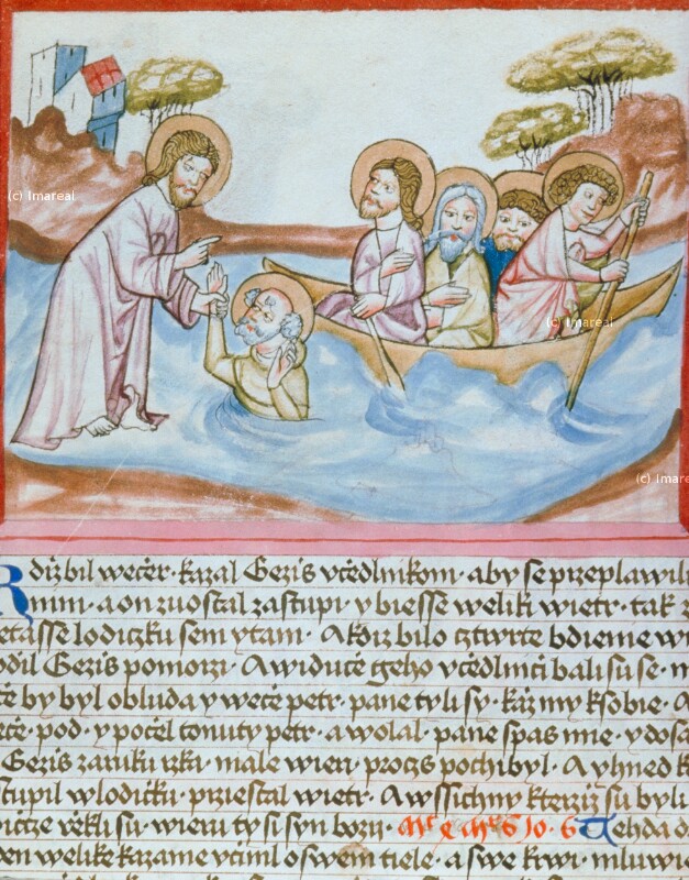Christus wandelt auf dem Meer