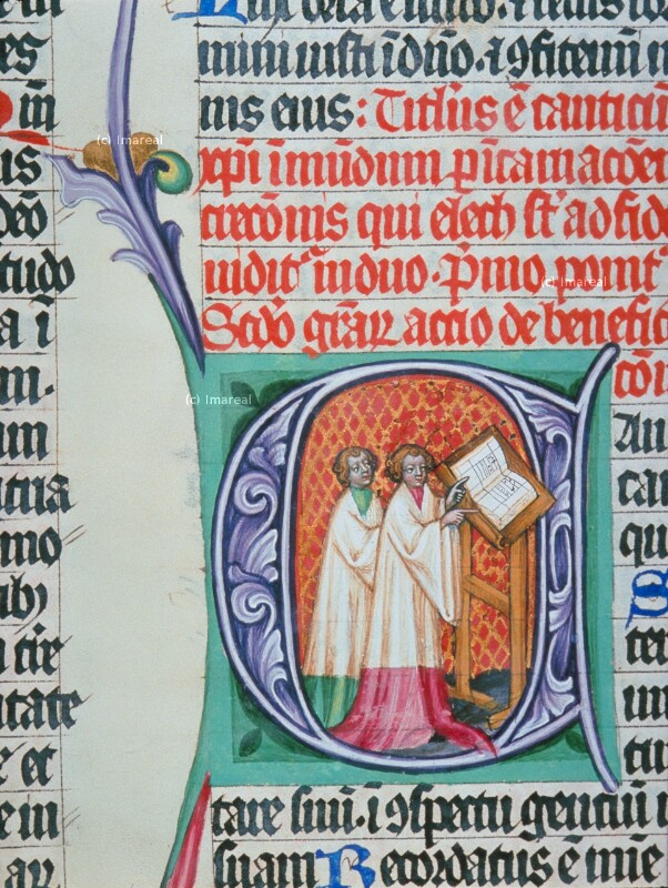 Chorknaben von Meister des Hasenburg-Missales