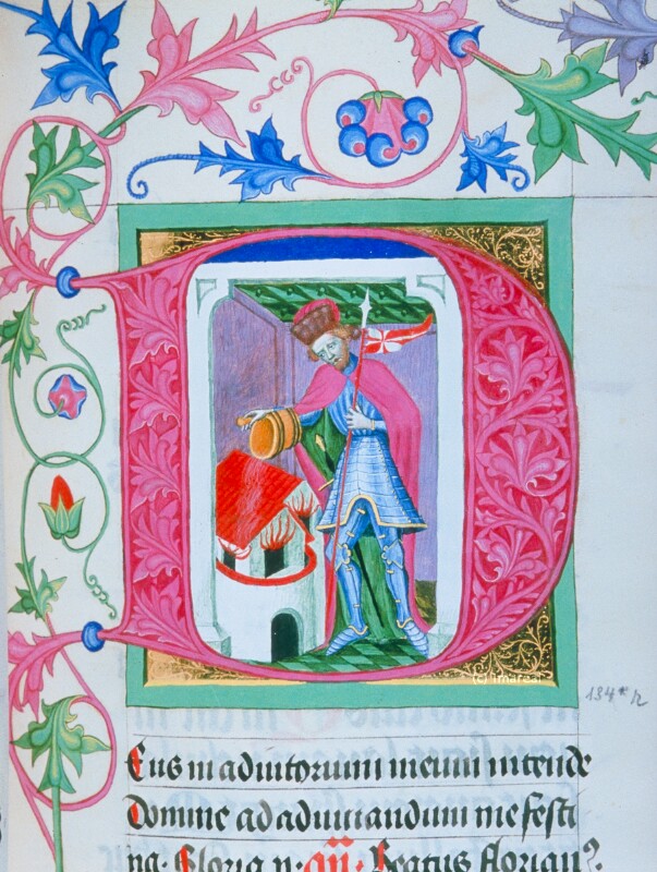 Hl. Florian von Meister der Klosterneuburger Missalien