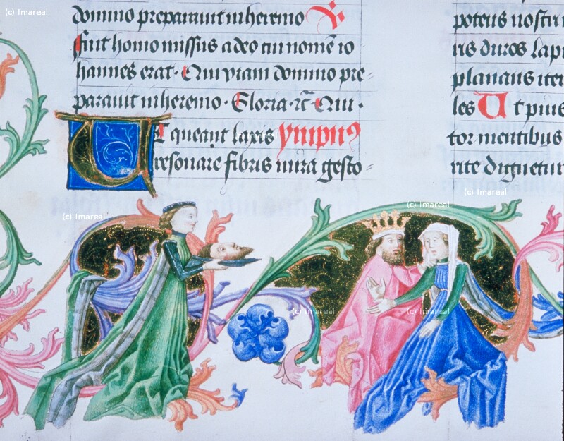 Salome mit dem Haupt des Hl. Johannes des Täufers von Martinus Opifex