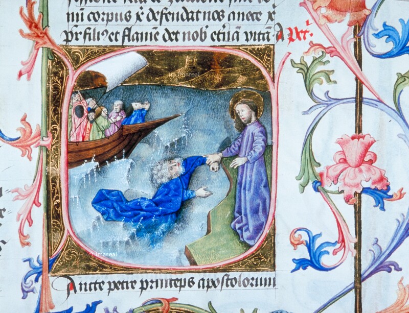 Rettung des Hl. Petrus aus dem Meer von Martinus Opifex