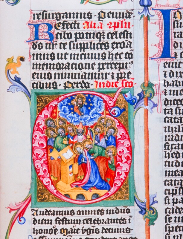 Tod Mariens von Meister des Hasenburg-Missales