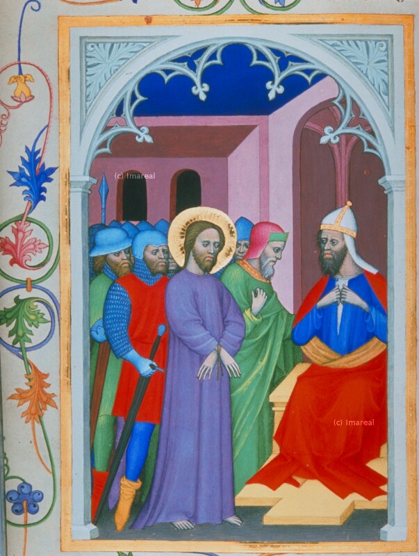 Christus vor Kaiphas von Albrechtsminiator