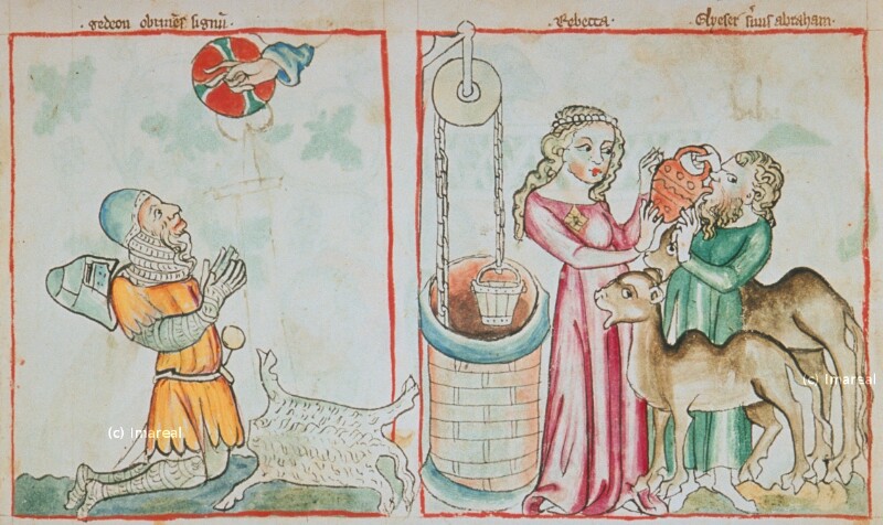 Rebekka und Eliezer am Brunnen