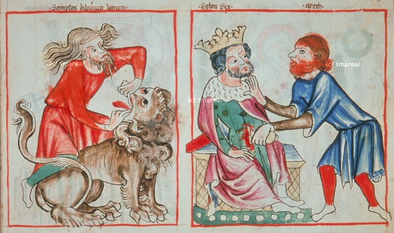 Simsons Kampf mit dem Löwen