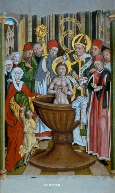 Taufe des Hl. Augustinus durch den Hl. Ambrosius