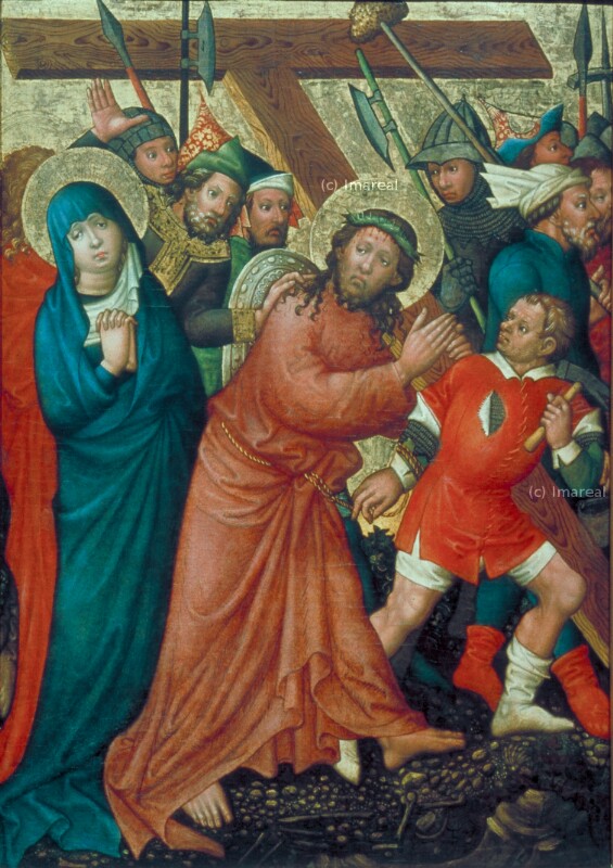 Kreuztragung Christi von Meister der Linzer Kreuzigung