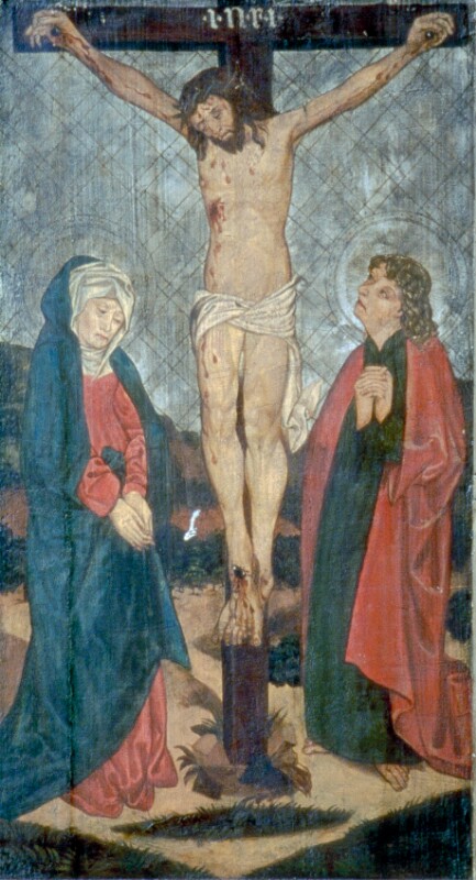 Kreuzigung Christi von Meister des Veiprnice Altars