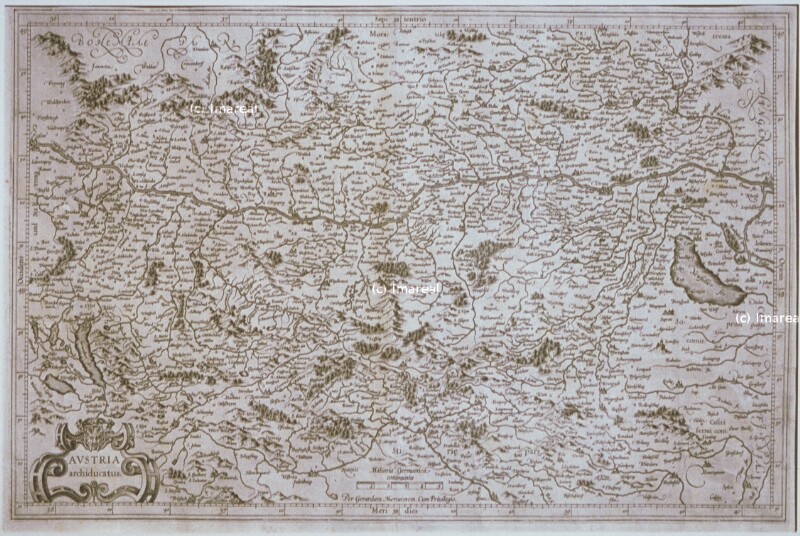 Landkarte Österreich von Mercator Gerhard