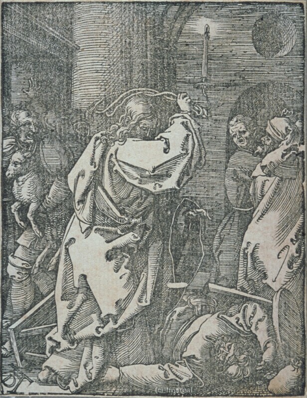 Christus vertreibt die Händler aus dem Tempel von Dürer Albrecht