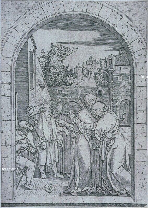 Begegnung an der goldenen Pforte von Dürer Albrecht
