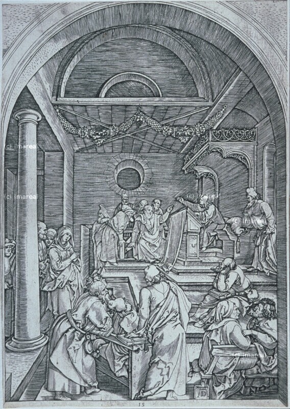 Zwölfjähriger Jesus im Tempel von Dürer Albrecht
