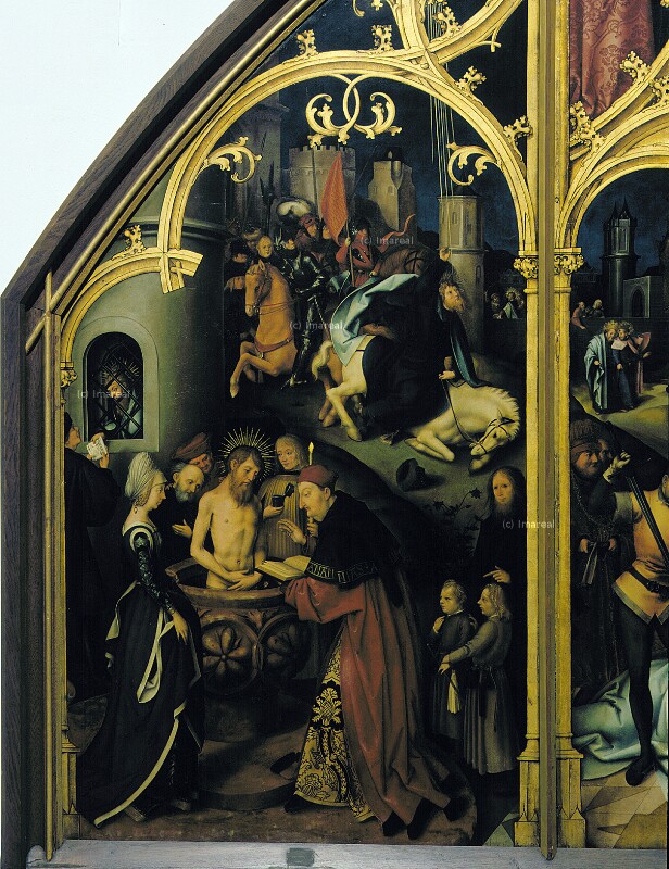Taufe des Hl. Paulus durch Ananias von Holbein Hans der Ältere