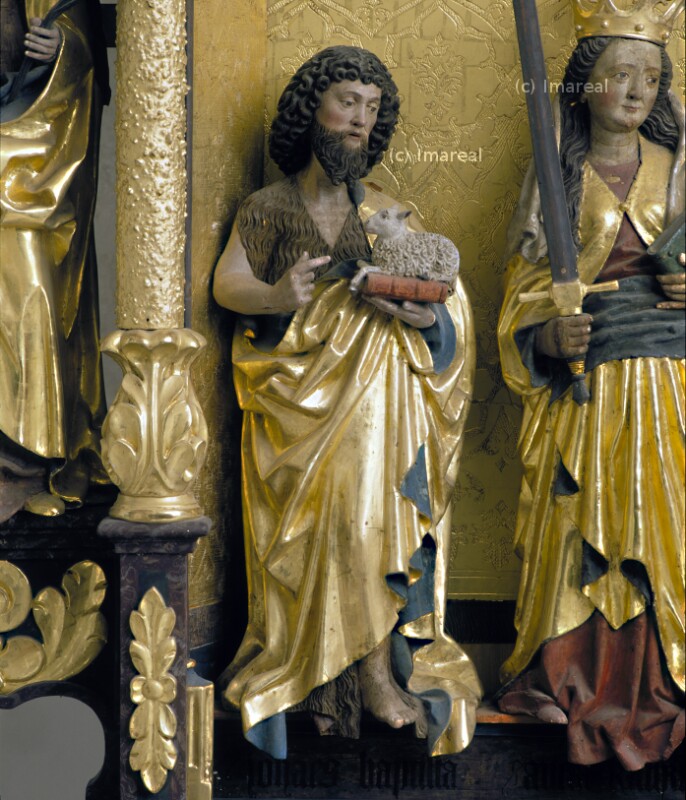 Hl. Johannes der Täufer von Meister des Imberger Altars