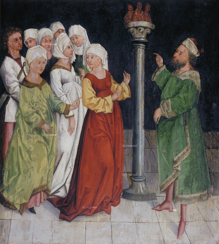 Die sieben Frauen werden zum Götzendienst gezwungen