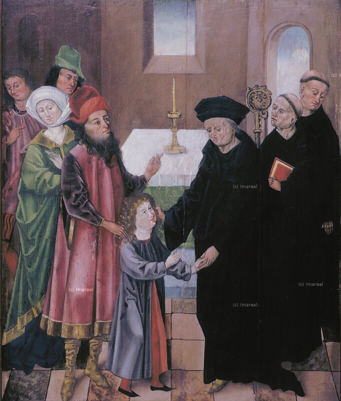 Hl. Ulrich wird dem Abt von St. Gallen empfohlen