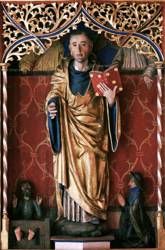 Hl. Leonhard von Meister des Martha-Altars