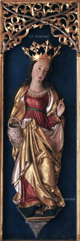 Hl. Dorothea von Meister des Martha-Altars